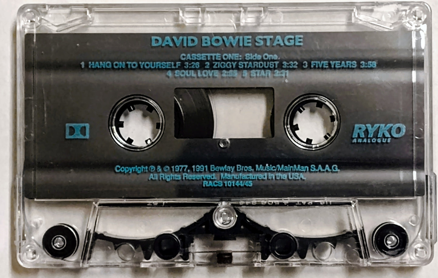 David Bowie - “Stage” - CASSETTE TAPE (2x) VG+/VG+
