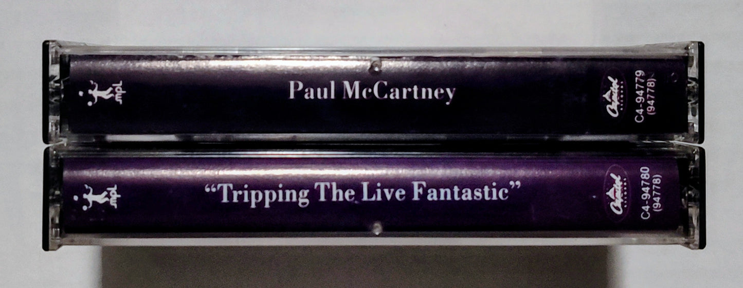 Paul McCartney - “Tripping The Live Fantastic” - CASSETTE TAPE (2x) VG/VG+