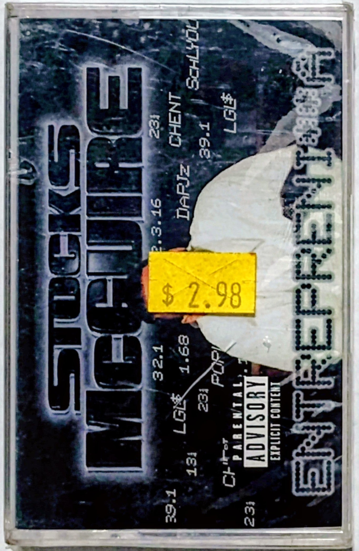 Stocks McGuire - “Entrepren**a (EP)” - CASSETTE TAPE NM/M (sealed; crack in cover; scratchy cellophane)