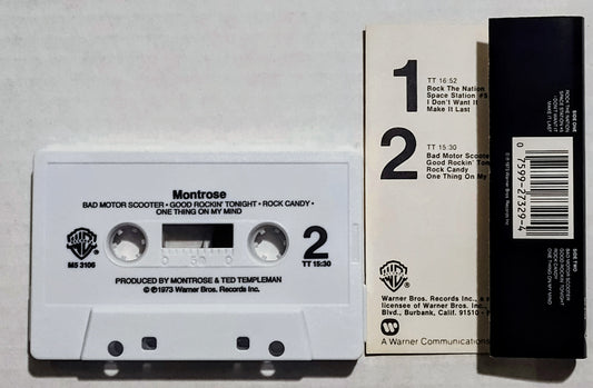 Montrose - “Montrose” - CASSETTE TAPE VG+/VG+