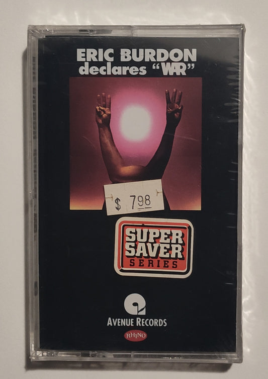 Eric Burdon - "Declares War" - CASSETTE TAPE M/M (Sealed)