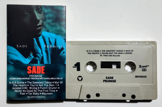 Sade - "Promise" - CASSETTE TAPE VG+/VG+