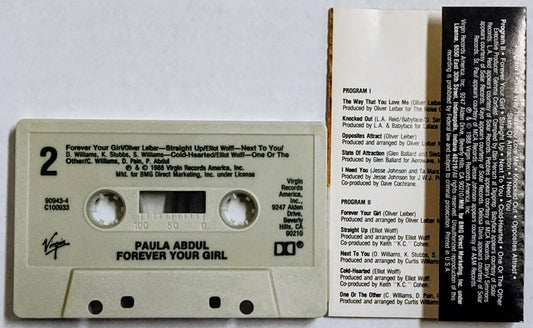 Paula Abdul - "Forever Your Girl" - CASSETTE TAPE VG+/VG+