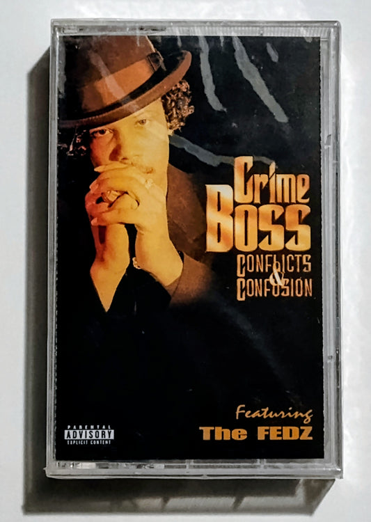 Crime Boss - "Conflicts & Confusion" - CASSETTE TAPE M/M (Sealed)