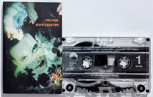 Cure, The - “Disintegration” - CASSETTE TAPE VG+/VG+