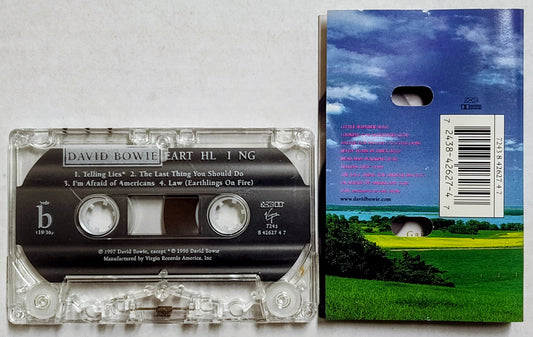 David Bowie - “Earthling” - CASSETTE TAPE VG+/VG+