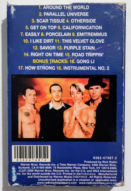 Red Hot Chili Peppers - “Californication (Special Edition + 3 Bonus Tracks)” - CASSETTE TAPE (Indonesia) VG/G+*(*See notes)