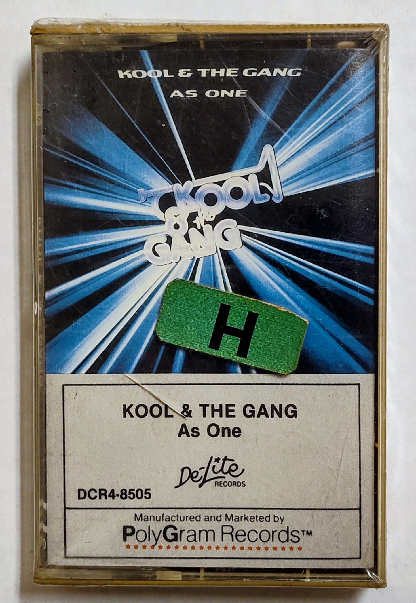 Kool & The Gang - “As One” - CASSETTE TAPE NM/M (Sealed; cracked cover; loose seal)
