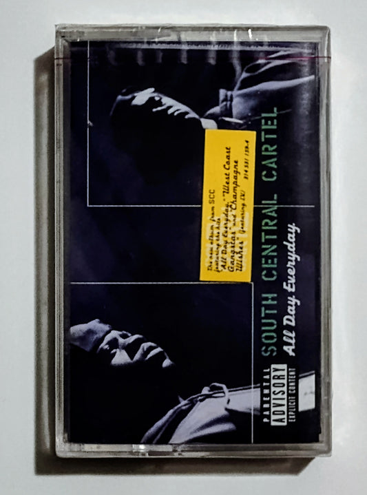 South Central Cartel - "All Day Everyday" - CASSETTE TAPE VG+/M (Sealed; tiny break in seal)