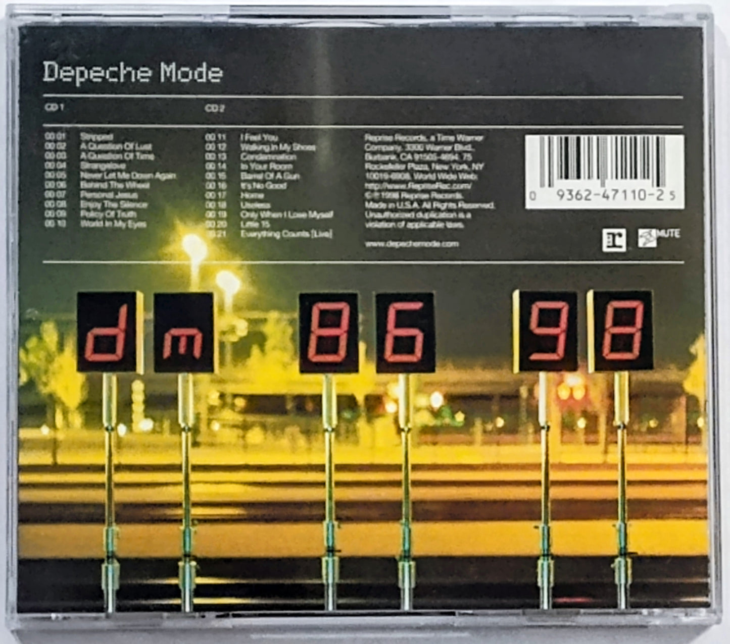 Depeche Mode - “The Singles: 86-98” - COMPACT DISC (2x) NM/NM