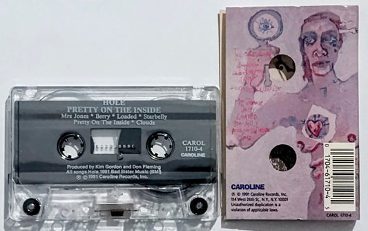 Hole - “Pretty On The Inside” - CASSETTE TAPE VG+/VG+
