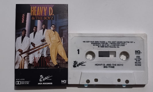 Heavy D. & The Boys - "Big Tyme" - CASSETTE TAPE (DOLBY HX PRO B NR) VG/VG
