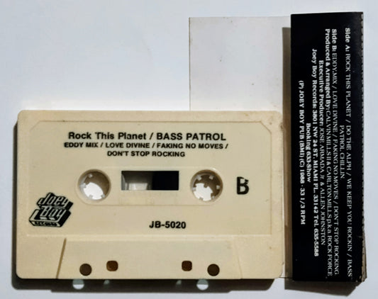 Bass Patrol - "Rock This Planet" - CASSETTE TAPE VG/VG [Miami, FL] *🔥*