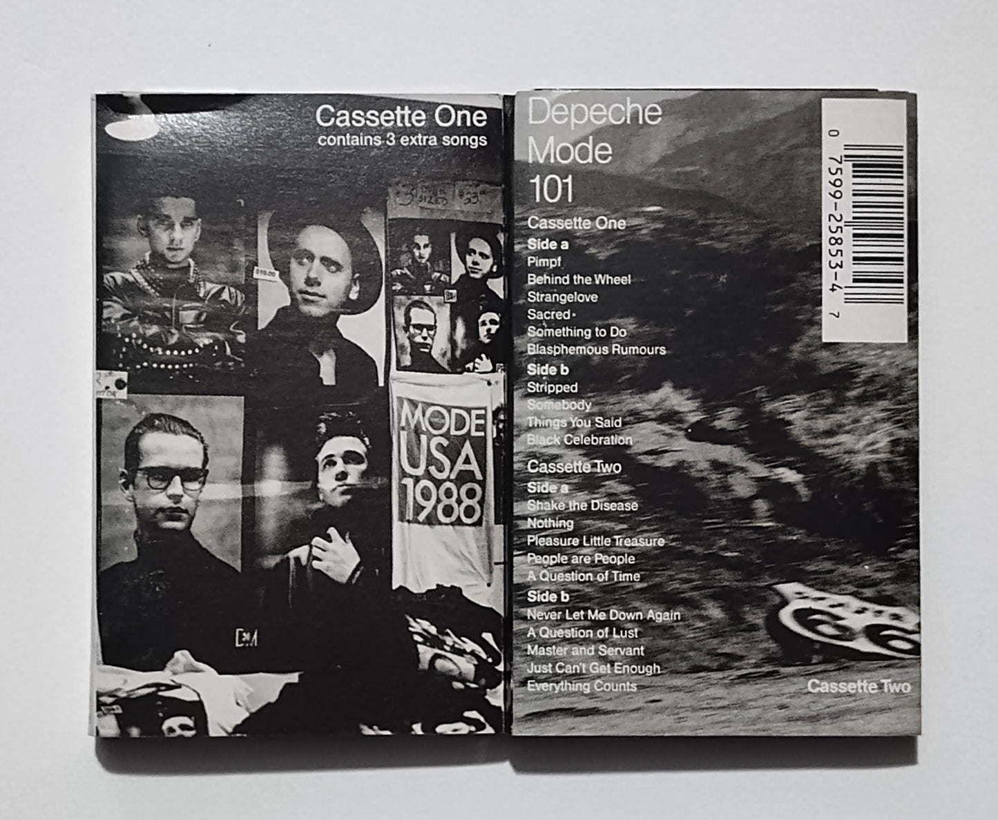 Depeche Mode - "101" - CASSETTE TAPE (2x; SR; DOLBY HX PRO B NR) VG/VG