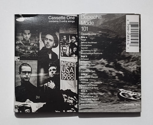 Depeche Mode - "101" - CASSETTE TAPE (2x; DOLBY HX PRO B NR) VG/VG