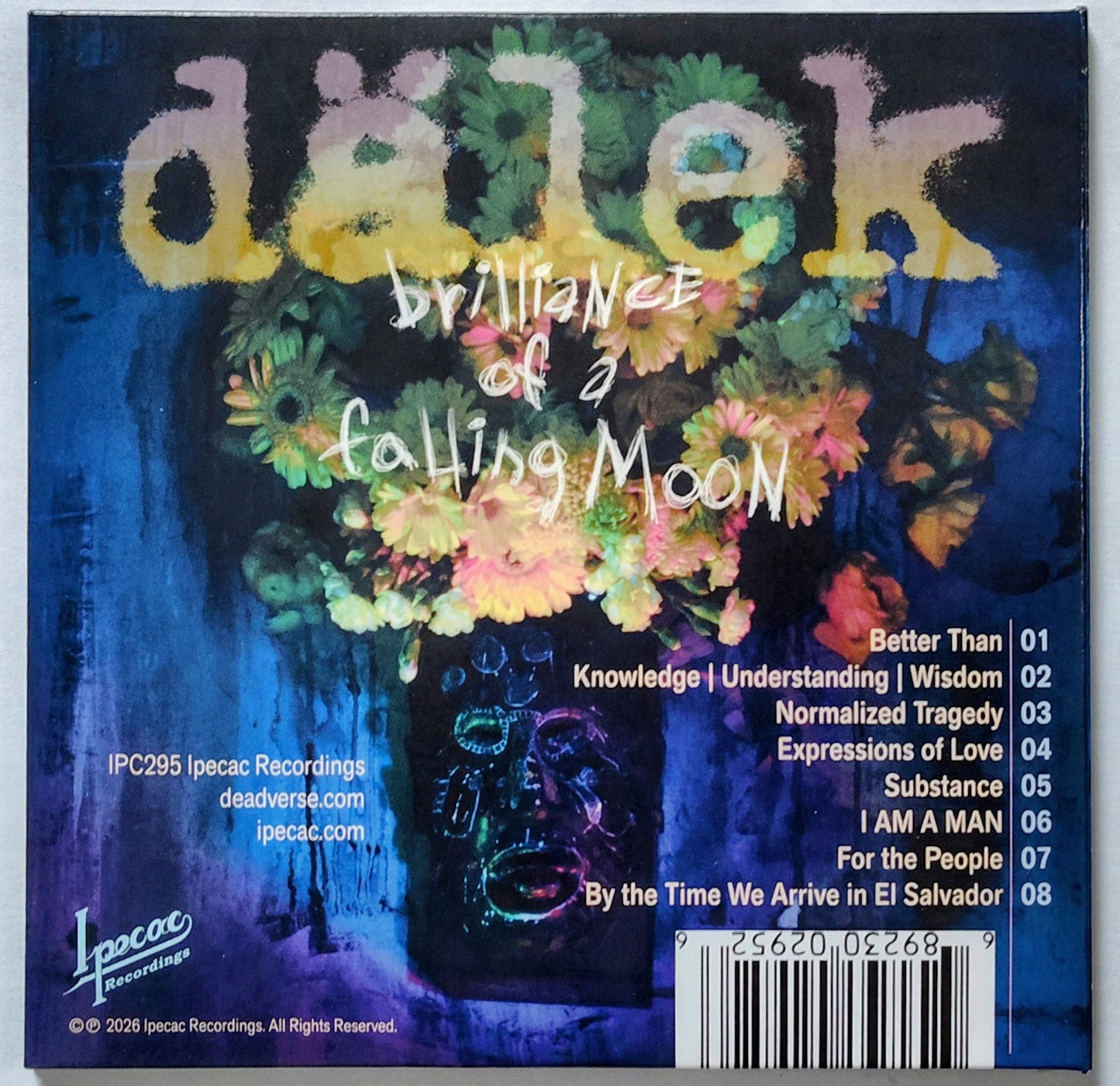 dälek - "Brilliance Of A Falling Moon" - COMPACT DISC NM/NM [Newark, NJ]