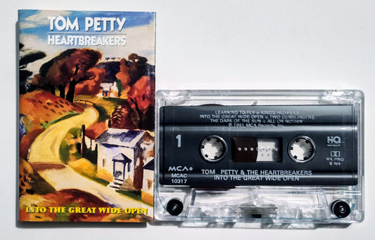 Tom Petty And The Heartbreakers - "Into The Great Wide Open" - CASSETTE TAPE (DOLBY HX PRO B NR) VG+/VG+