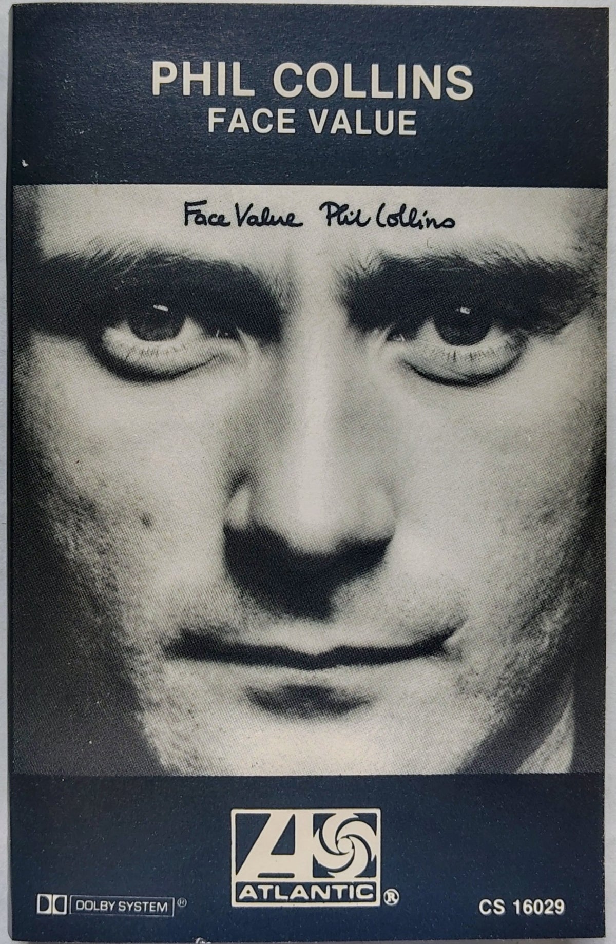 Phil Collins - "Face Value" - CASSETTE TAPE VG/VG