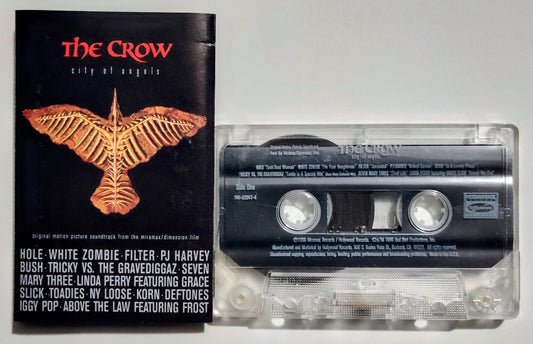 Various Artists - "The Crow: City Of Angels Soundtrack" - CASSETTE TAPE VG/VG