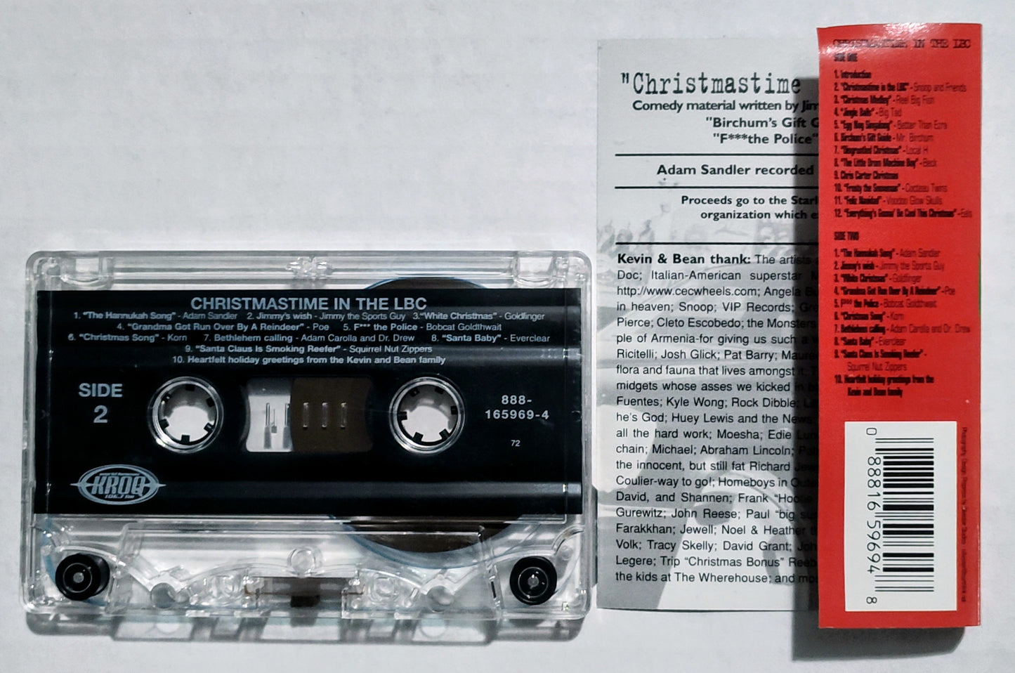 Kevin And Bean - "Christmas Time In The LBC" - CASSETTE TAPE VG+/VG+