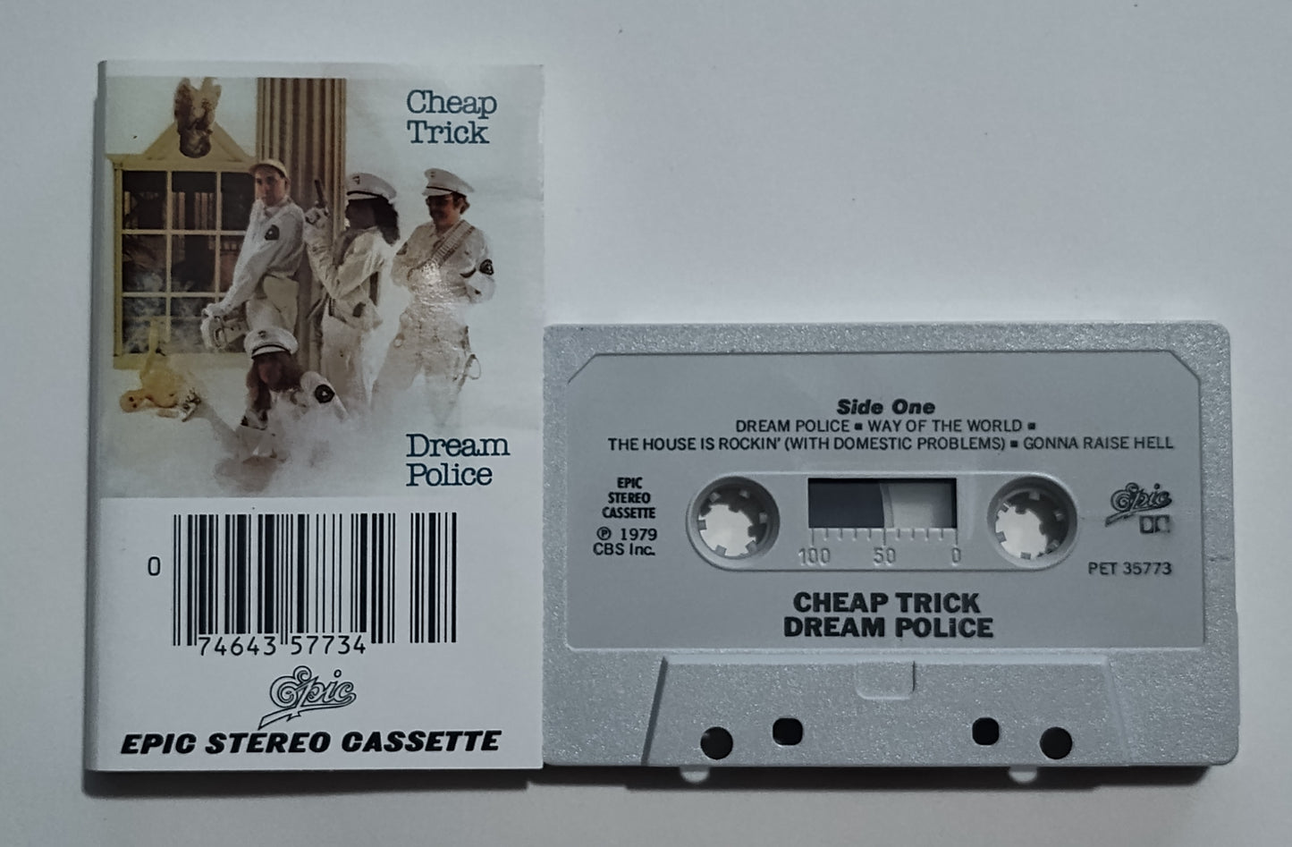 Cheap Trick - "Dream Police" - CASSETTE TAPE VG/VG