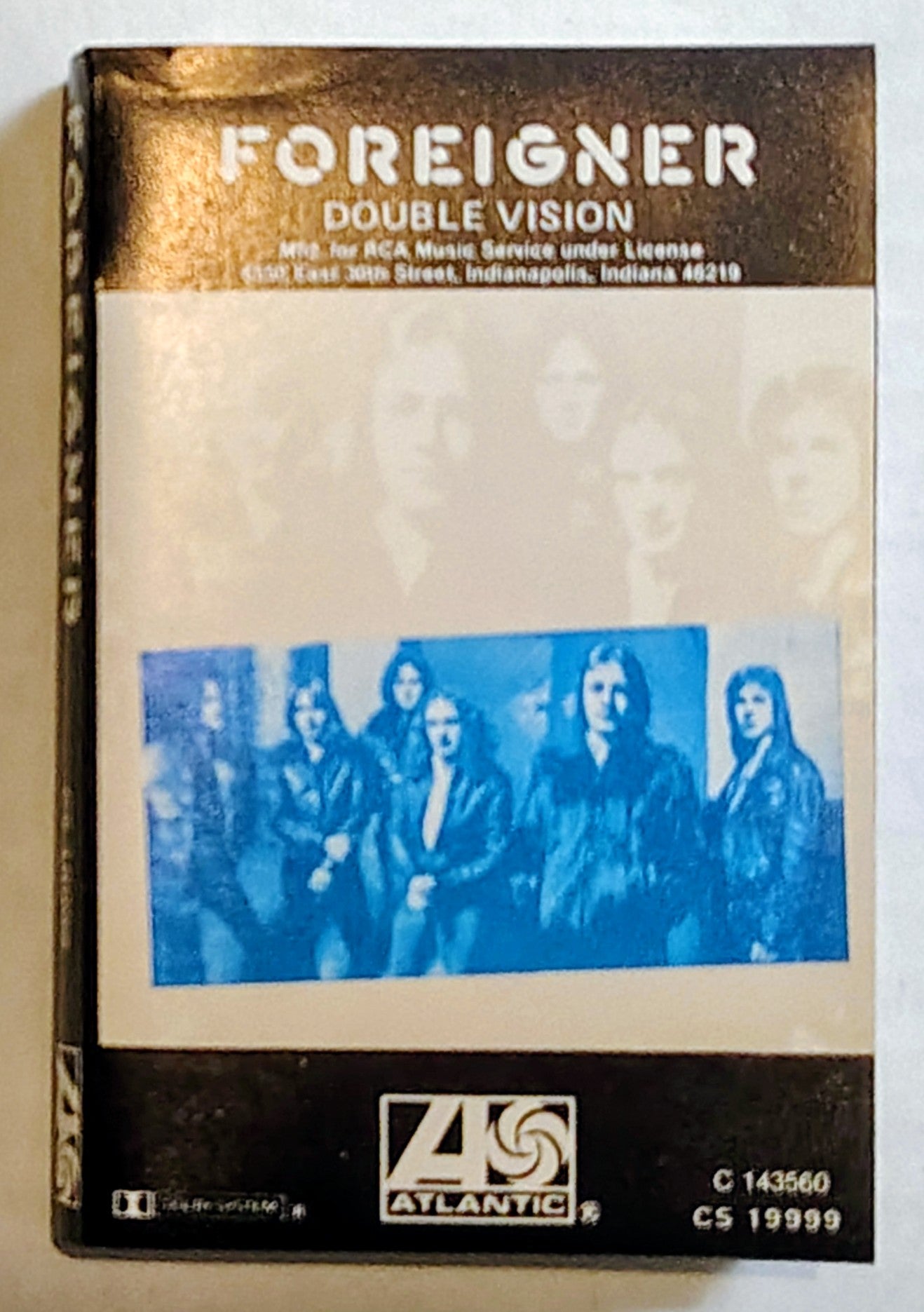 Foreigner - “Double Vision” - CASSETTE TAPE VG/VG
