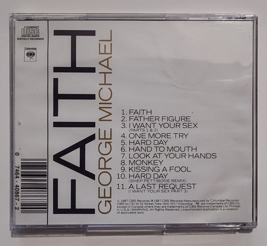 George Michael - "Faith" - COMPACT DISC G+/VG+