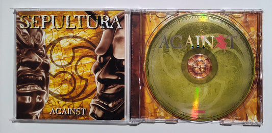 Sepultura - "Against" - COMPACT DISC VG+/G+