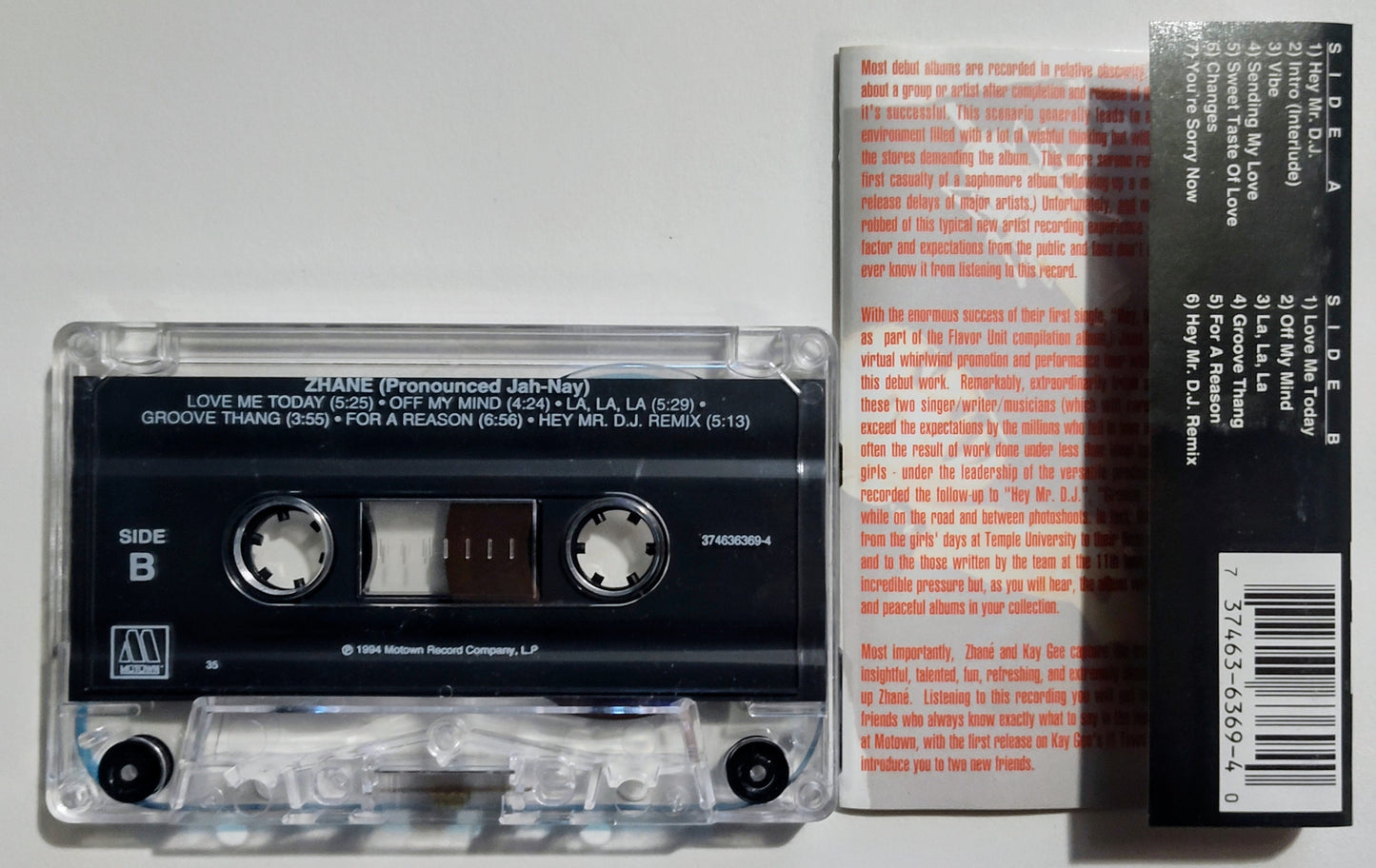 Zhané - "Pronounced Jah-Nay" - CASSETTE TAPE VG+/VG+