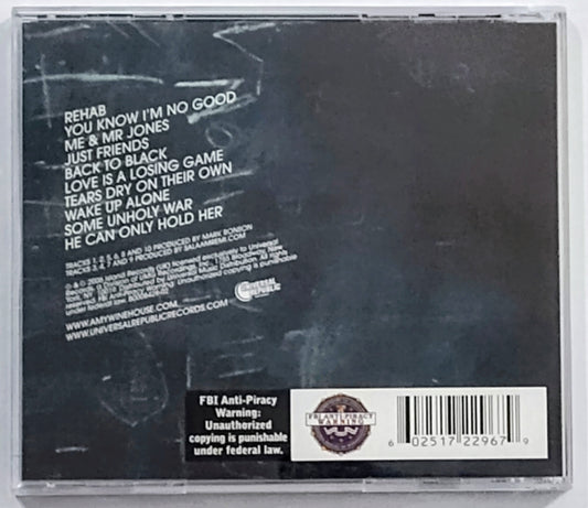 Amy Winehouse - “Back To Black” - COMPACT DISC VG+/VG