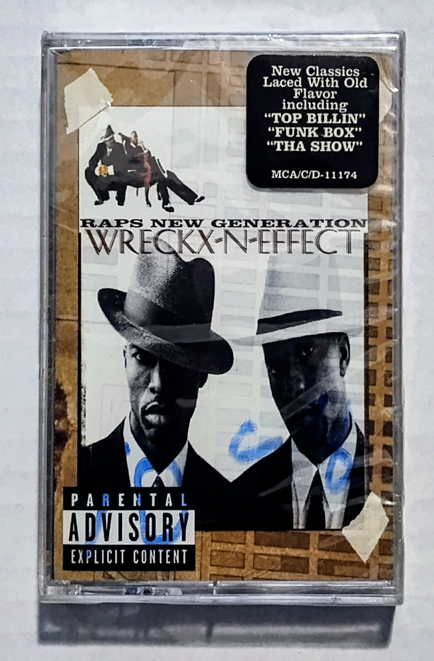 Wreckx-N-Effect - “Raps New Generation” - CASSETTE TAPE NM/M (Sealed with hype sticker; small tears in cellophane; Price written on cellophane in blue marker- can be removed with alcohol)