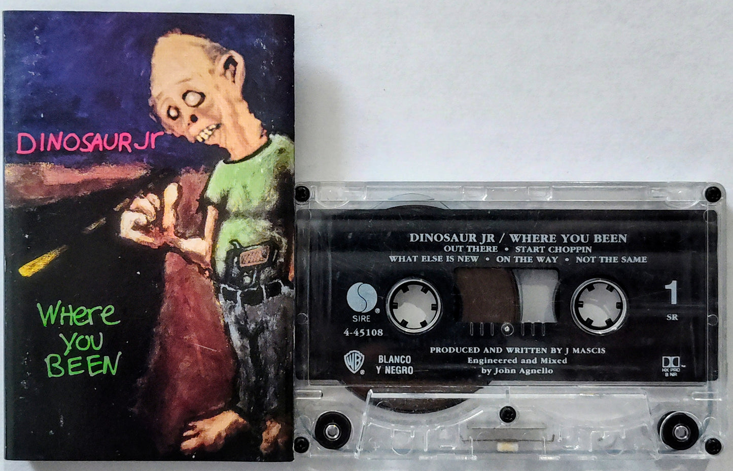 Dinosaur Jr - “Where You Been” - INDIE CASSETTE TAPE VG/VG *🚨*