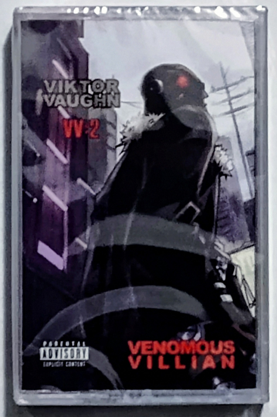 MF Doom As Viktor Vaughn - “Venomous Villain 2 (VV2)” - INDIE CASSETTE TAPE (Italy “Fan Club” Import; has misprinted "Villain" as "Villian") M/M (Sealed; Personal Collection) [London, England]
