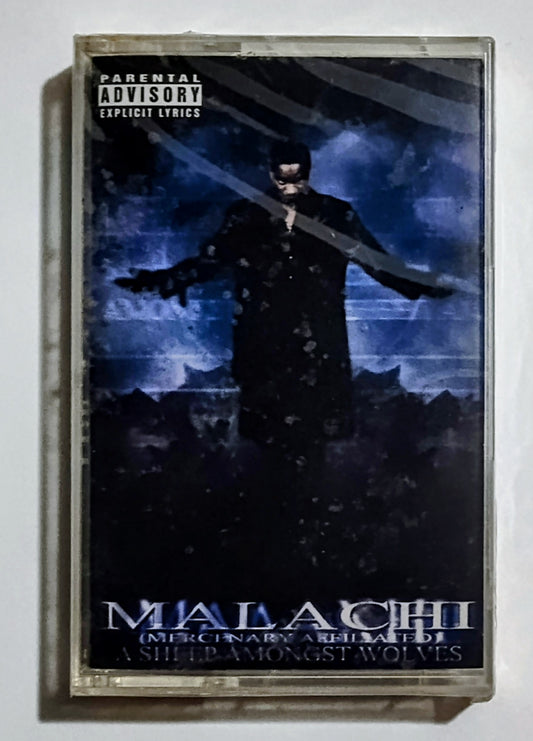 Malachi - "A Sheep Amongst Wolves" - CASSETTE TAPE NM/M (Sealed; crack in underside of case- hidden, basically.)