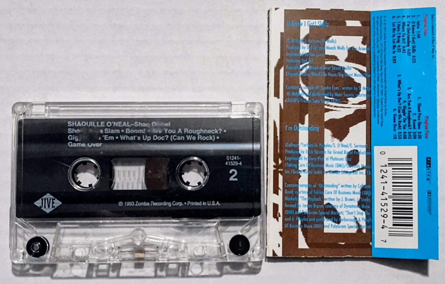 Shaquille O'Neal - “SHAQ DIESEL” - CASSETTE TAPE VG/VG