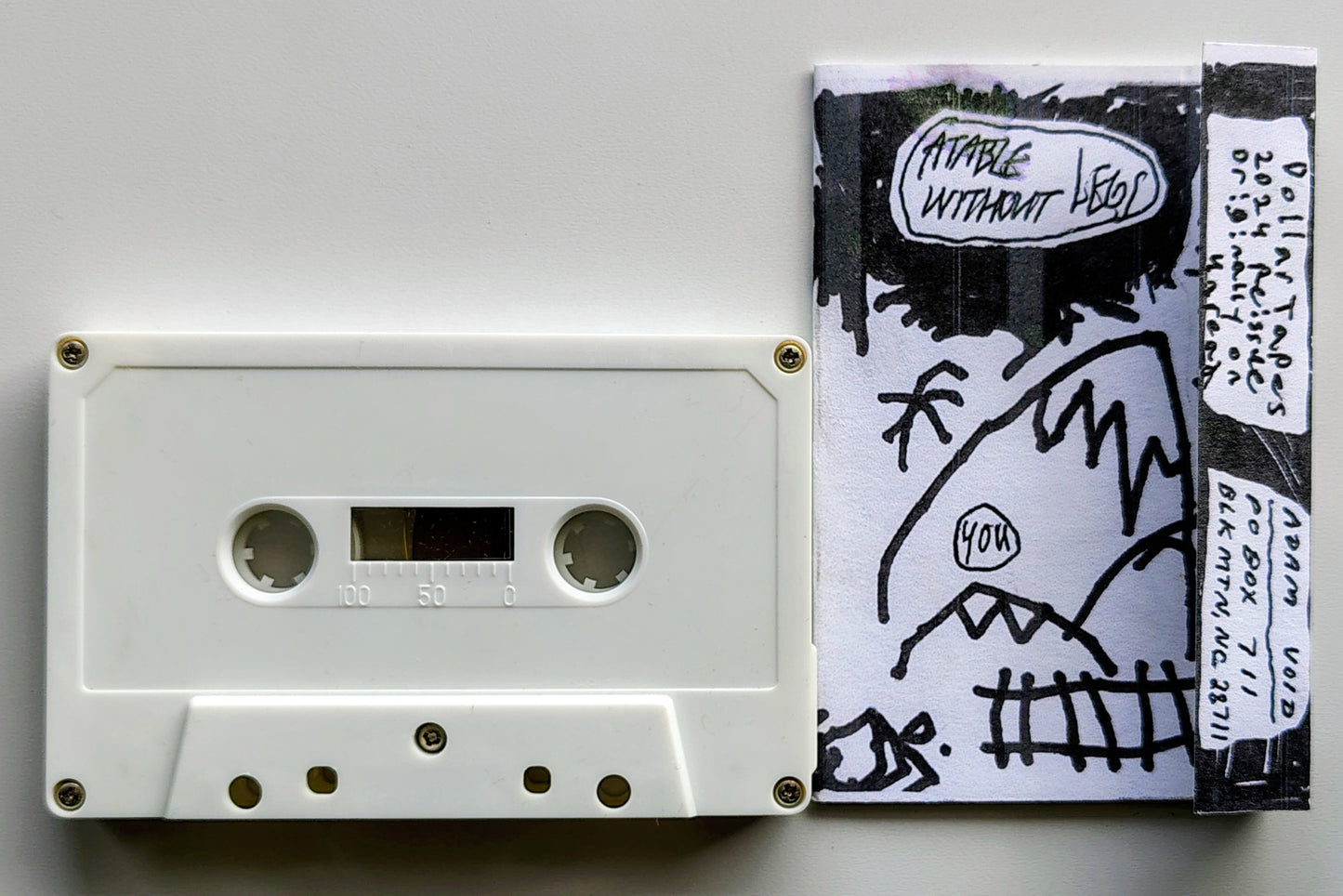 Adam Void - “Hard Times” - INDIE CASSETTE TAPE M/M