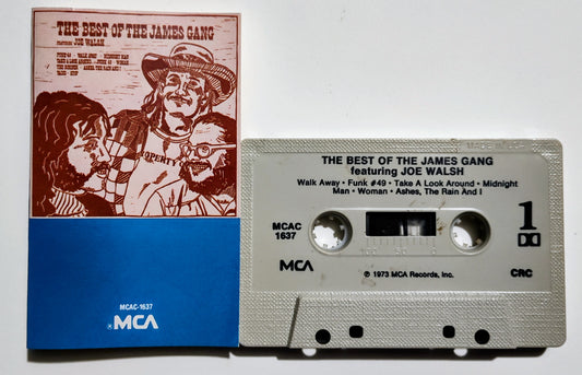 Joe Walsh - "Best Of The James Gang" - CASSETTE TAPE VG/VG