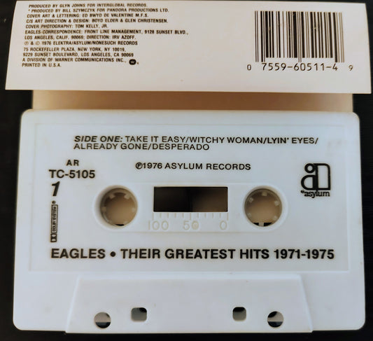 Eagles - "Their Greatest Hits 1971-1975" - CASSETTE TAPE VG+/VG+