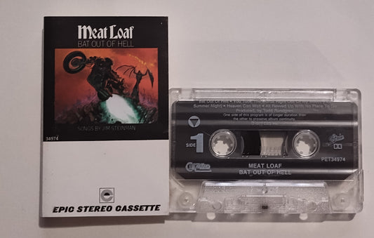 Meat Loaf - "Bat Out Of Hell" - CASSETTE TAPE (DOLBY Stereo) VG/VG+
