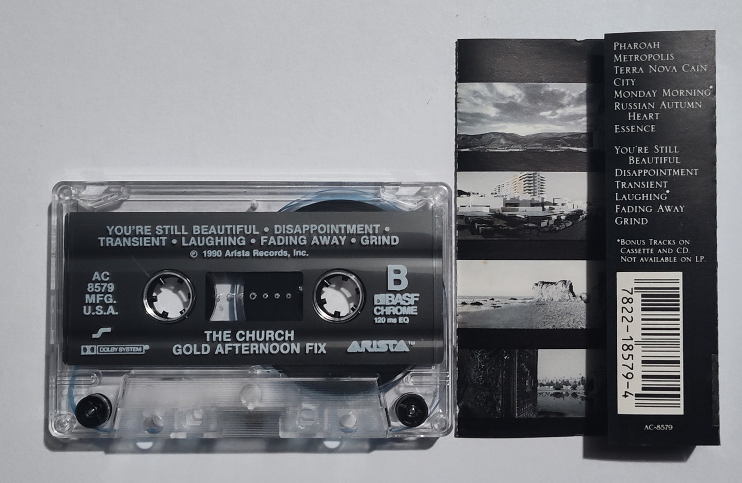 Church, The - "Golden Afternoon Fix" - CASSETTE TAPE (Chrome; DOLBY) VG+/VG+