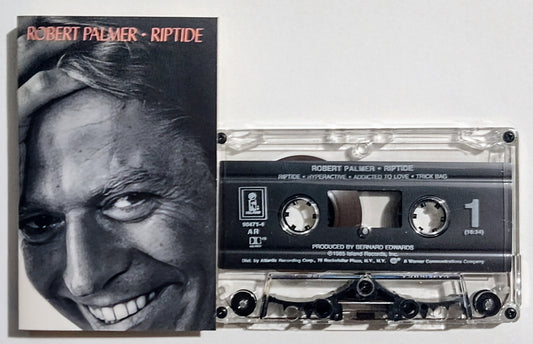 Robert Palmer - "Riptide" - CASSETTE TAPE VG+/VG+
