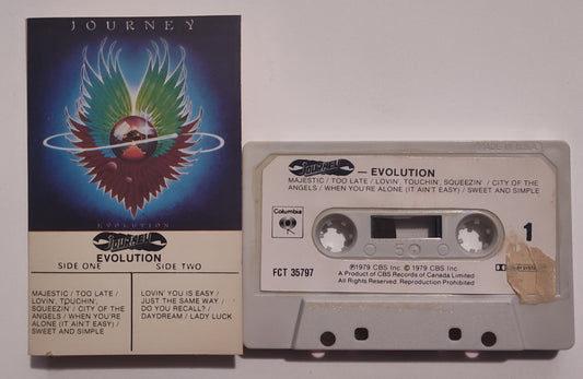 Journey - "Evolution" - CASSETTE TAPE (Canada; DOLBY) VG/VG