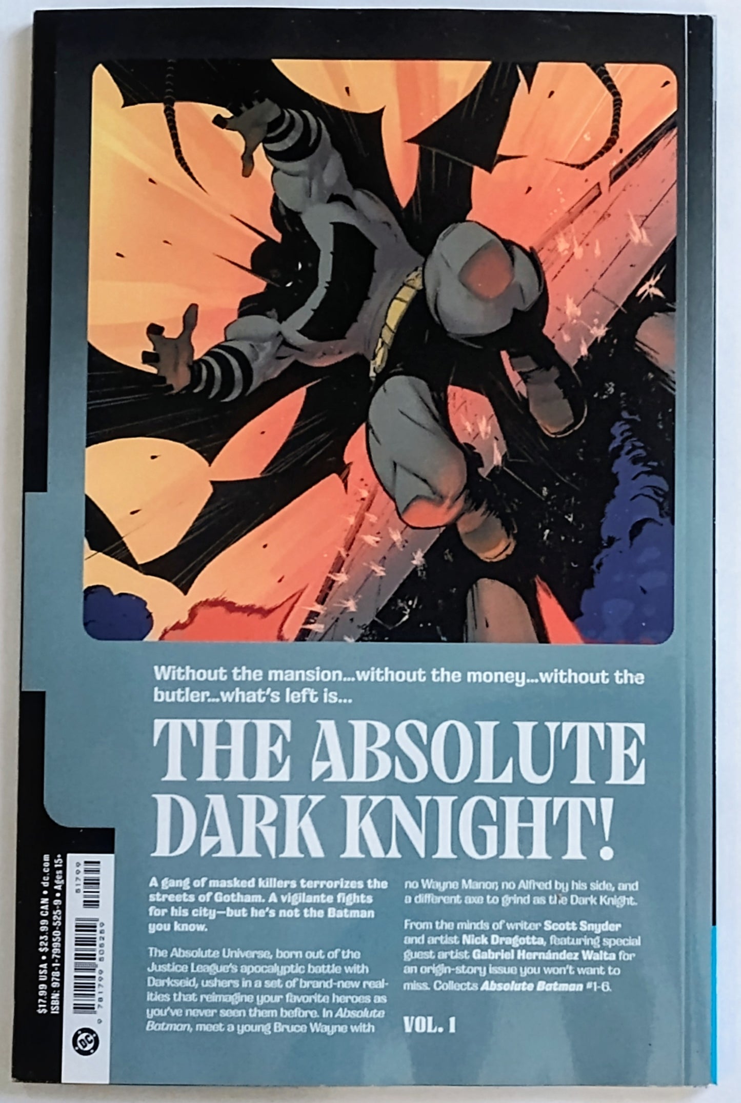 Absolute Batman (DC Comics) Volume 1 TPB NEW (Small bend to lower right corner)