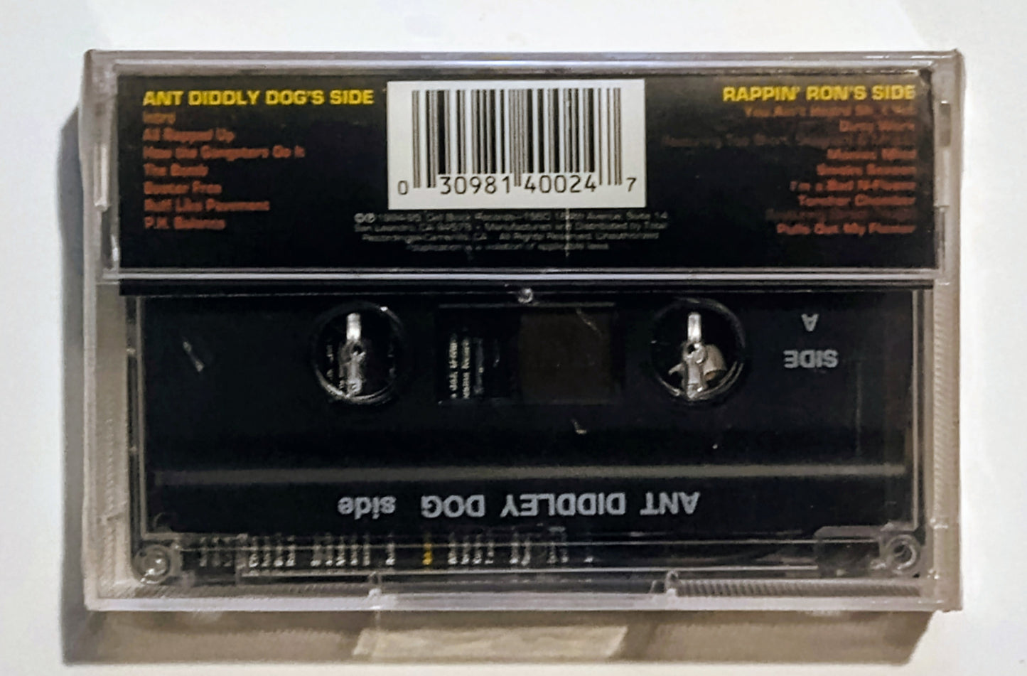 Rappin' Ron & Ant Diddley Dog - "Bad N-Fluenz" - CASSETTE TAPE M/M (Sealed)