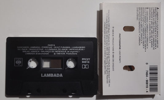 Lambada - "Lambada" - CASSETTE TAPE (Canada; black shell; DOLBY) VG+/VG+