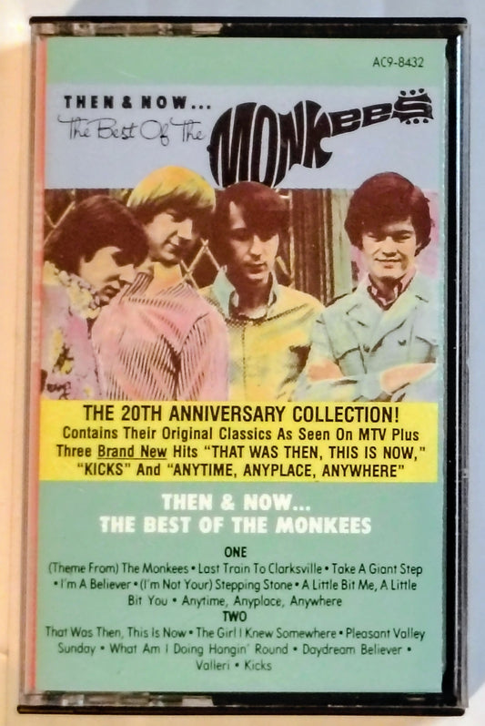 Monkees, The - “Then And Now: The Best Of The Monkees” - CASSETTE TAPE NM/NM
