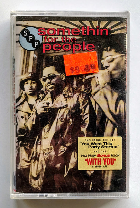 Somethin’ For The People (Eric Benet) - “Somethin’ For The People” - CASSETTE TAPE NM/M (Sealed; Tiny crack in case)