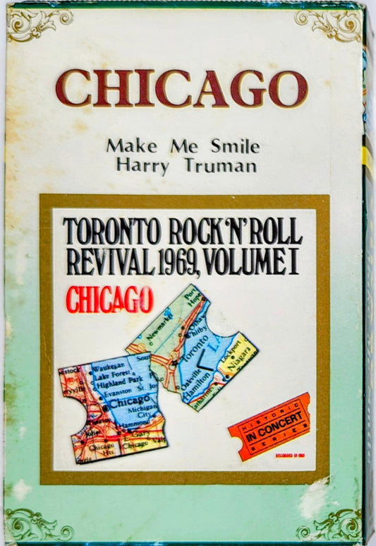 Chicago - “Toronto 1969 Live” - CASSETTE TAPE (Accord Records, S. Korea) VG/VG+