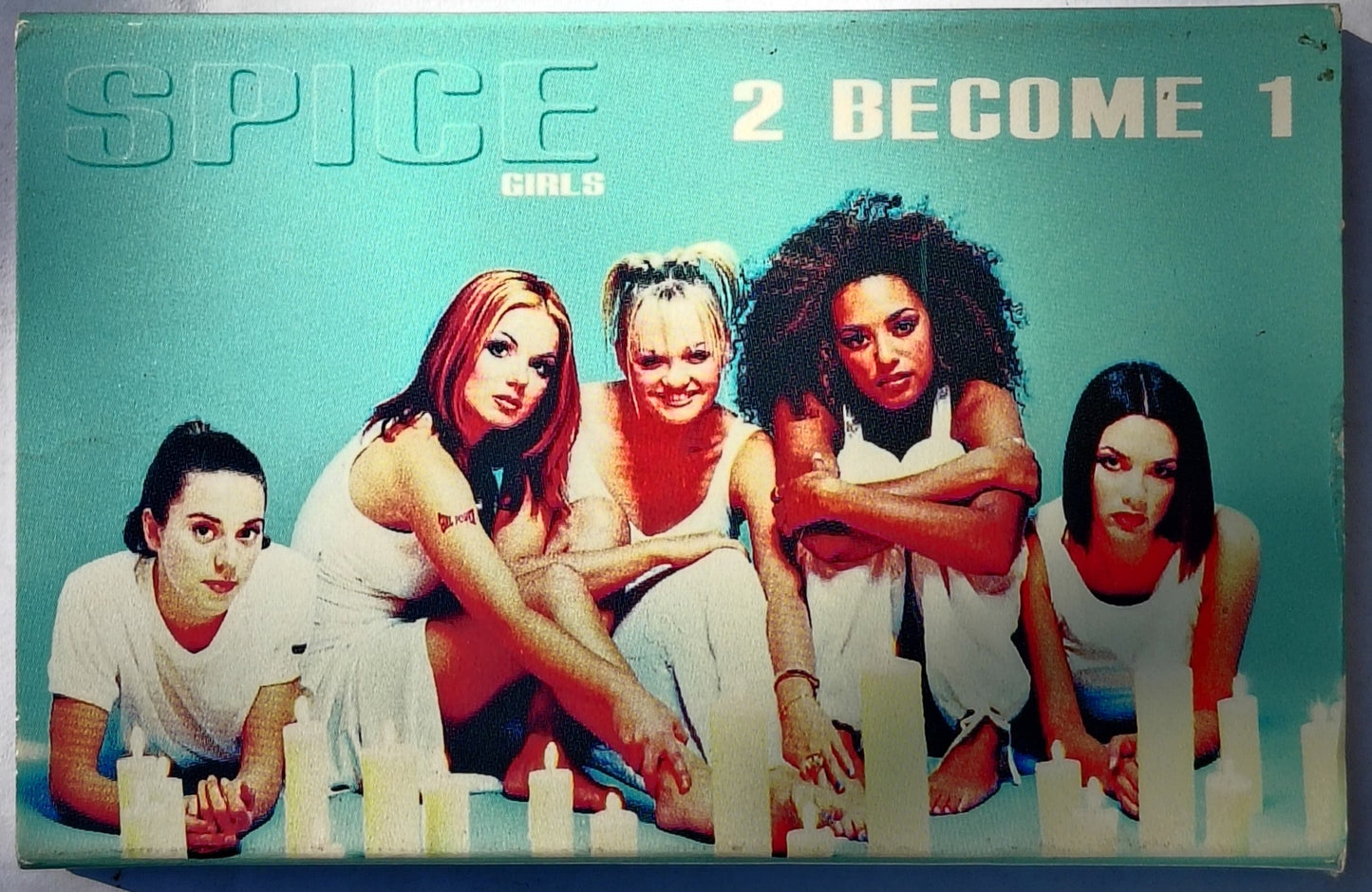 Spice Girls - "2 Become 1" CASSETTE TAPE (Single) VG/G+ (Light wear to sleeve)