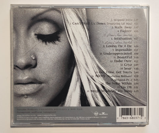 Christina Aguilera - "Stripped" - COMPACT DISC VG/VG